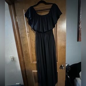 Off Should Maxi Dress